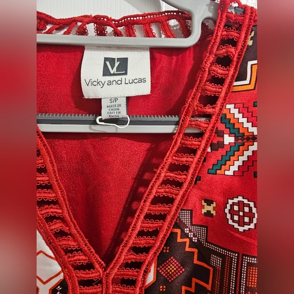 ✨ Vicky And Lucas Stunning Boho Maxi Dress | NWOT ✨ - Picture 9 of 12